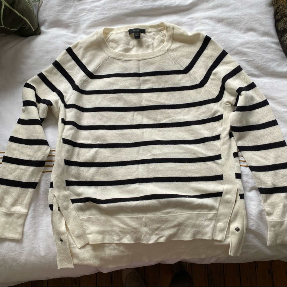 J Crew Striped Sweater